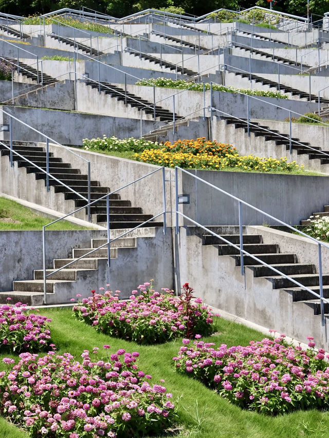花園與建築交融的夢幻舞台