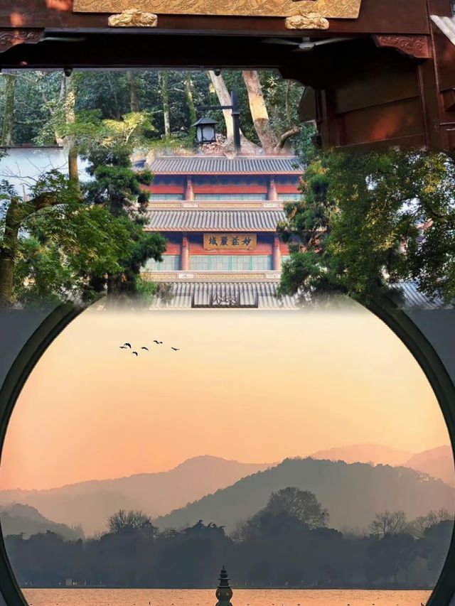 總要吹一吹西湖那溫柔的晚風吧～