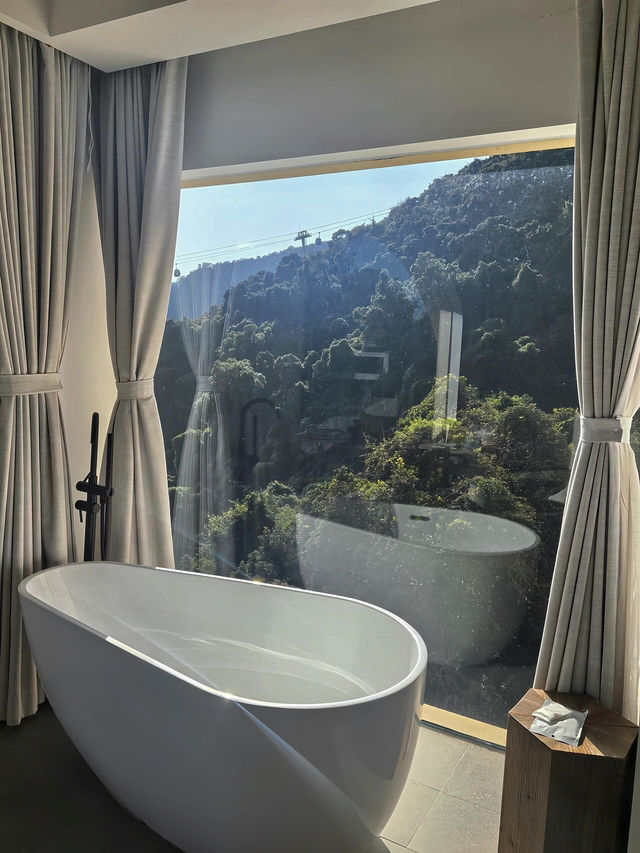 深圳大梅沙山景私湯酒店：隱世湯泉美境