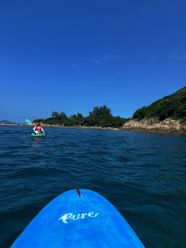 🏄‍♀️清水灣獨木舟，香港玩水新體驗
