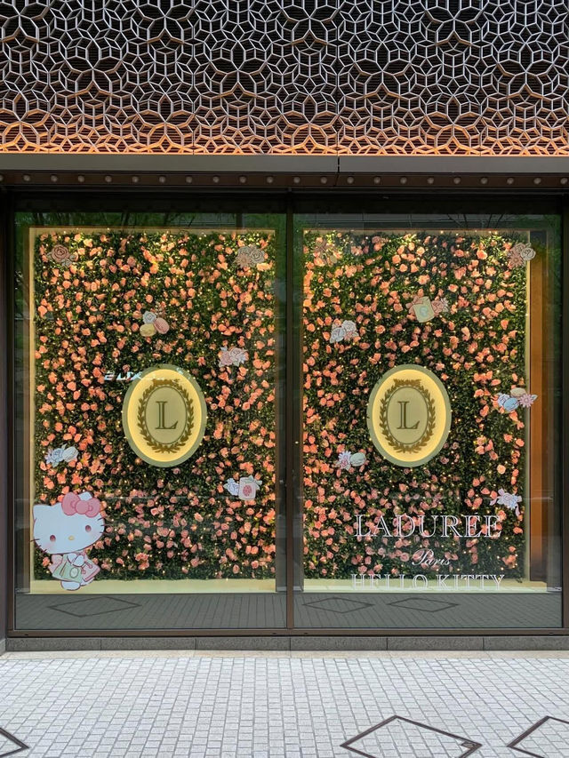 東京目黑｜Ladurée×Hello Kitty 下午茶萌炸場💐