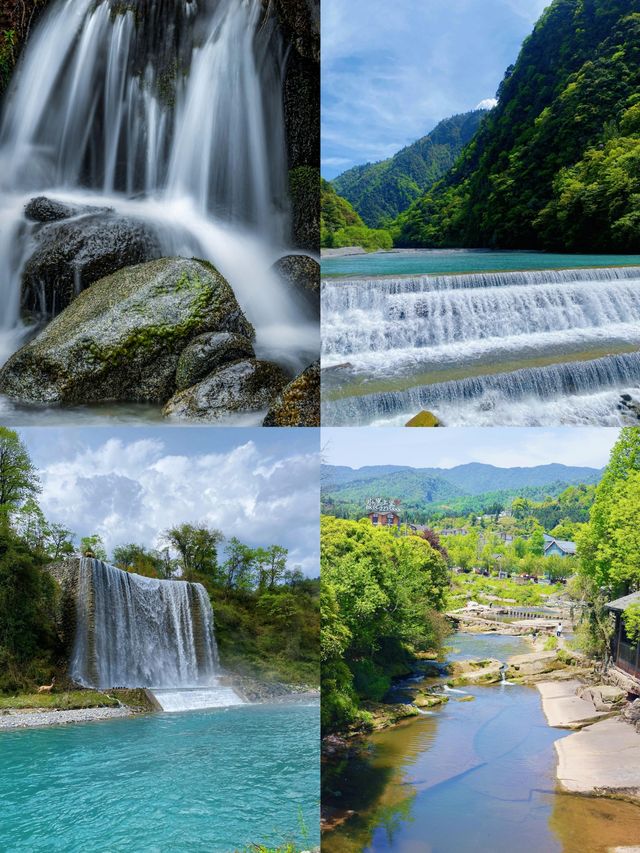 雅安碧峰峽瀑布秘境