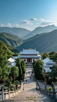 黃山西海峽谷絕美日落