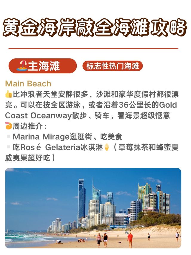 黃金海岸敲全海灘攻略|9大海灘怎麼選 黃金海岸敲全海灘攻略|9大海灘怎麼選