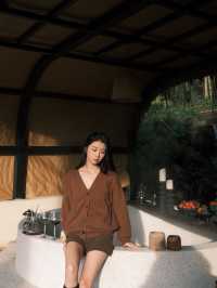 在諾克諾克私湯裡擁攬整片竹海