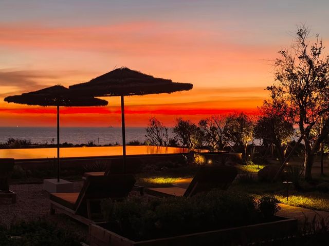 日落海邊泳池浪漫指南