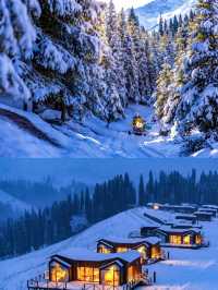 伊犁庫爾德寧1900米雪山營地封神！360°雪山環繞