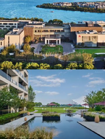 A crab-themed luxury residence by Yangcheng Lake, exuding Suzhou romance.