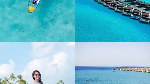 Xu hướng mới ở Maldives! Kudavi Linggili, tôi gọi đó là thiên đường dành cho người lười biếng. Việc đi du lịch với người già và trẻ nhỏ thường khá rắc rối. Nơi này chỉ cách sân bay Malé 30 phút. — traveler post in Malé