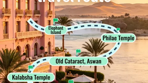 The Nile views at the Old Cataract Hotel are legendary — traveler post in Egypt