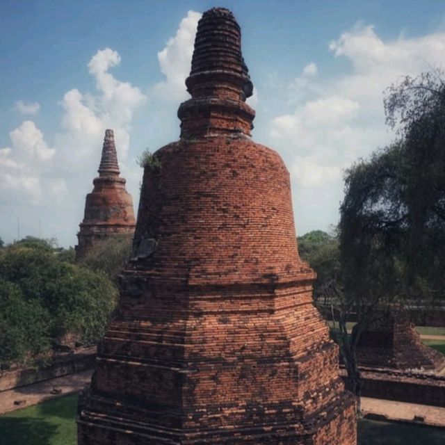 The beautiful temples in Ayutthaya