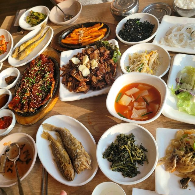 뷰가 환상적인 파주 시골밥상 맛집!