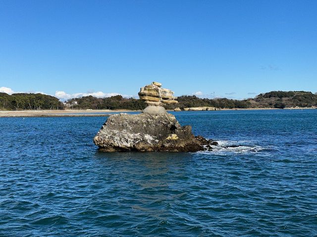 一次看松島灣超過260個島嶼 還有露天區可以吹風看海 松島遊船必看仁王島、鐘島