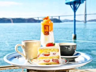 멋진 목포대교 풍경을 보면 즐기는 음료와 디저트, 대반동201