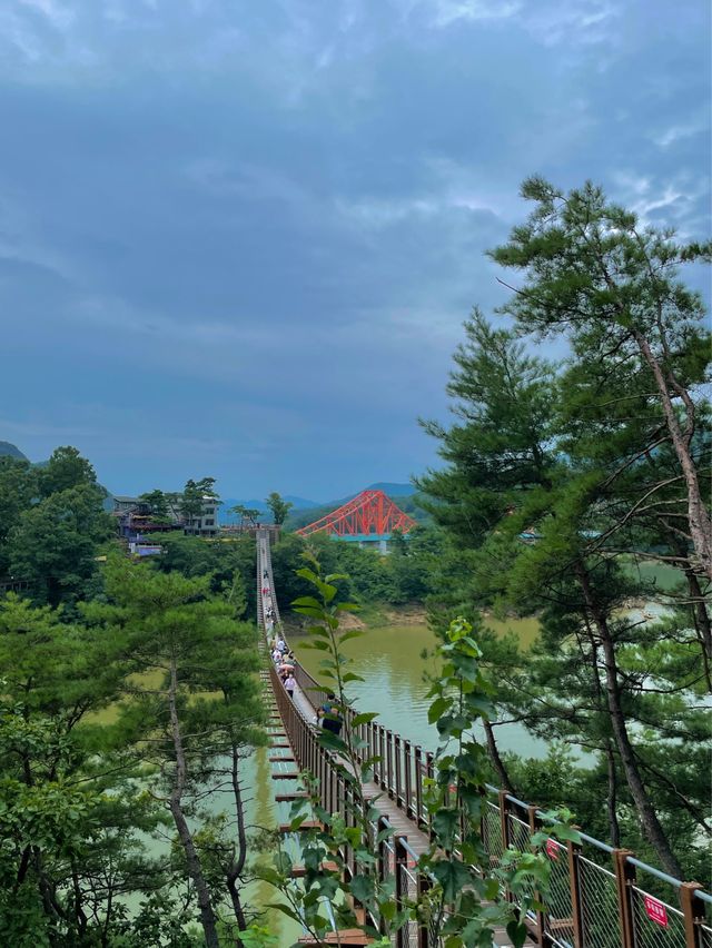  🇰🇷 제천 여행코스 가볼만한곳, 출렁출렁 옥순봉 출렁다리!