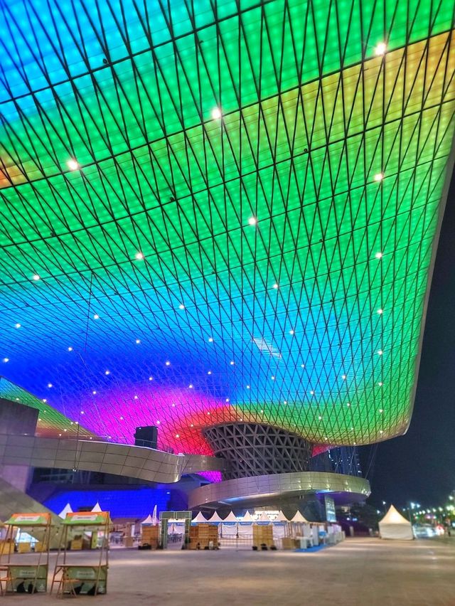 맥주 축제가 열리는 부산 야경맛집 영화의전당✨️🌈