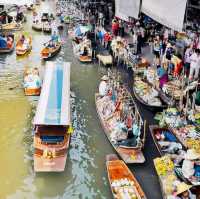 Great Experience Floating Market in Bangkok