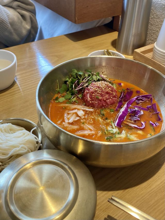 [경주 황리단길 맛집] 청온채 #한식맛집 #육회 물회 #명란치즈순두부찌개 #새우치즈감자전