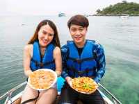 แบงค์แเดงสี่ใบมีทอน ตกหมึก + กินซาชิมิ บนเรือส่วนตัวแล้ว !!!