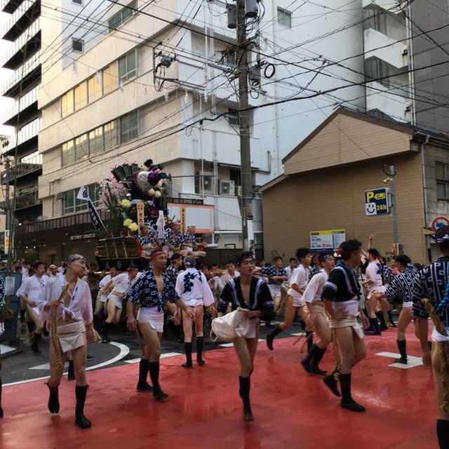 【博多祇園山笠】早朝の走る山笠