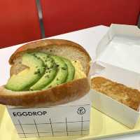 "EGG DROP" แซนด์วิชไข่ชื่อดังจากเกาหลี📍