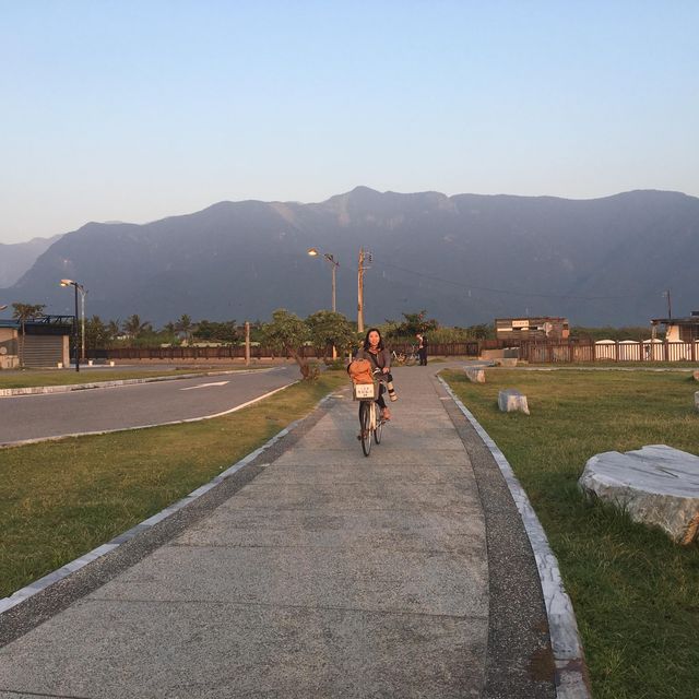 花蓮 ｜ 曼波海洋生態休閒園區踩單車睇日出🌅