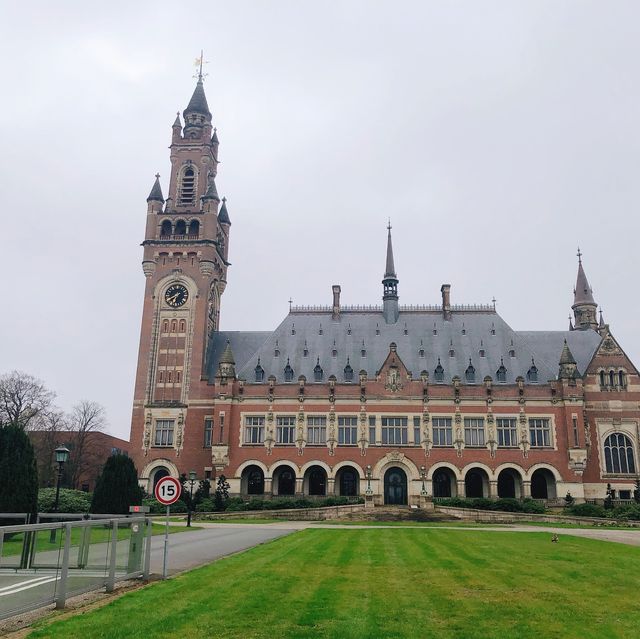 🇳🇱荷蘭海牙🏰☮️❤️‍🔥 Peace Palace（和平宮）♾️ 🔥World Peace Flame（世界和平火焰）