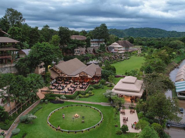 ที่พักน่ารักๆ ริมทางรถไฟ สวนไทรโยครีสอร์ท