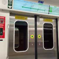 Riding the subway in São Paulo