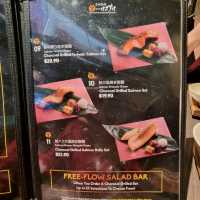 Free Flow Salad Bar With Mains