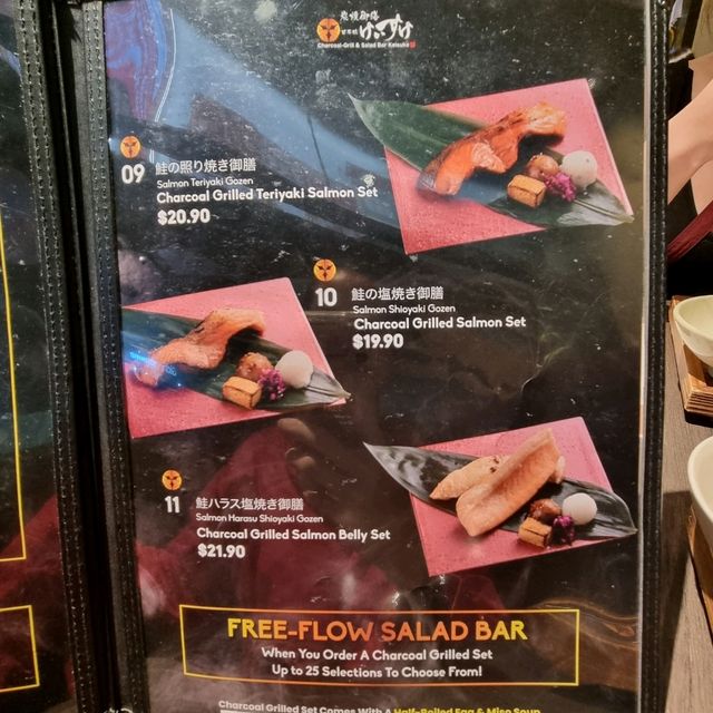 Free Flow Salad Bar With Mains