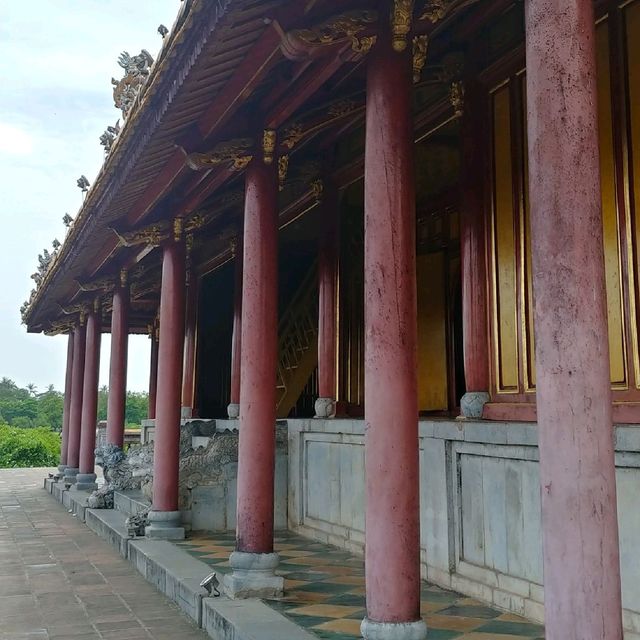 Looking within the citadel of Hue's Imperial City