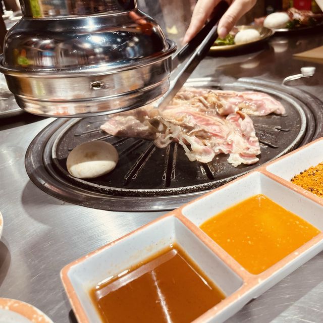🐷80年代炭火烤肉🇰🇷@深圳街邊鐵桶韓國烤肉料理