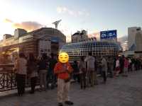 北海道　北海道観光　釧路幣舞橋からの夕焼けは日本一！