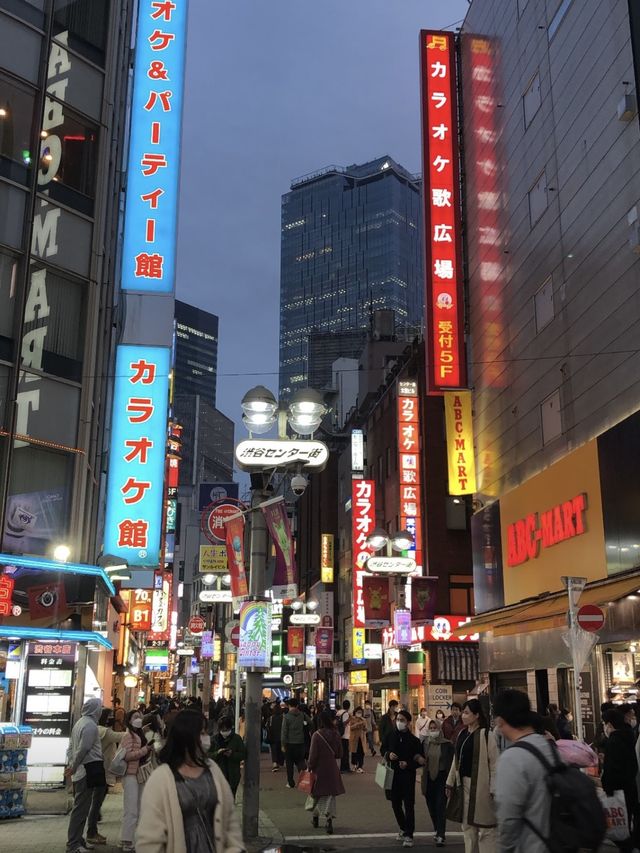 일본 도시감성이 가득한 도쿄 시부야 중심지🙌