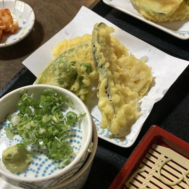 일본 교토 우지에서 맛보는 정갈한 말차 소바 도리키쿠