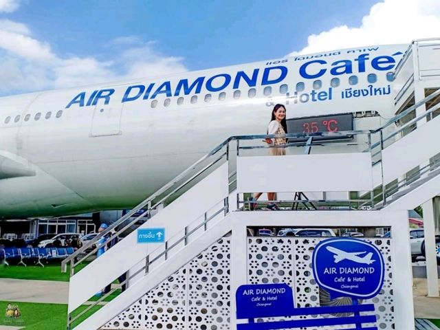 คาเฟ่เครื่องบิน Air Diamond Cafe เชียงใหม่