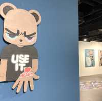 Arts exhibition “หมีนักเย้ยหยัน”