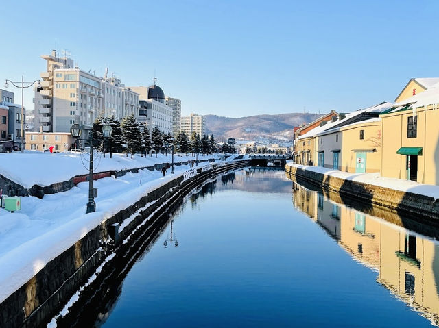 A breathtaking view in Otaru Canal