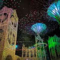 Gardens by the Bay at Night: A Dazzling Urban Oasis