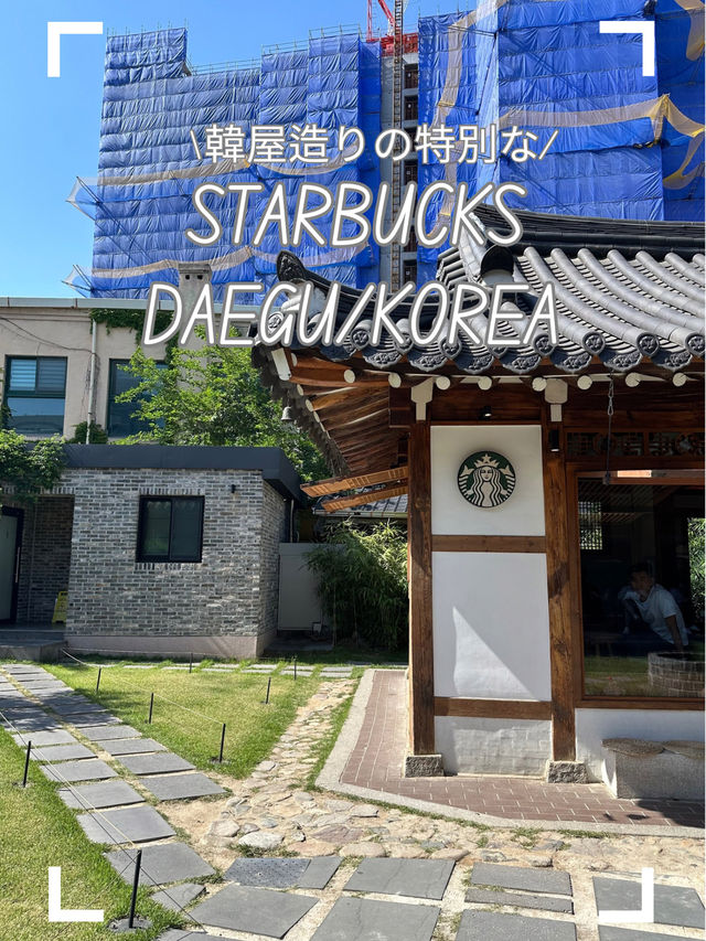 【韓国/大邱/カフェ】1919年に建てられた韓屋のスタバ！
