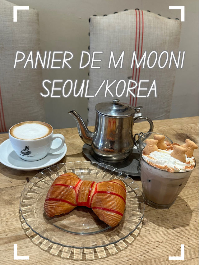 【韓国/ソウル/カフェ】流行りのリボンパンのお店🎀