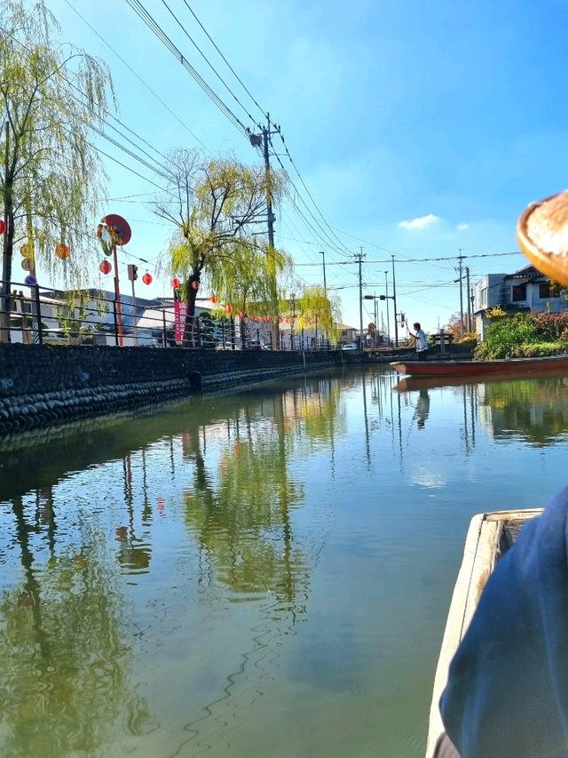 후쿠오카 근교 여행 필수코스! 야나가와 뱃놀이 선착장🛶