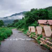 🏔️ที่พักสะปัน วิวภูเขา ติดลำธาร นอนฟังเสียงน้ำไหล