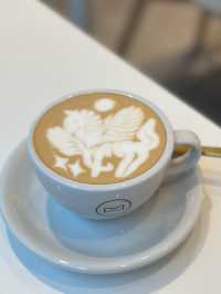 打卡藝術拉花咖啡☕️🤎