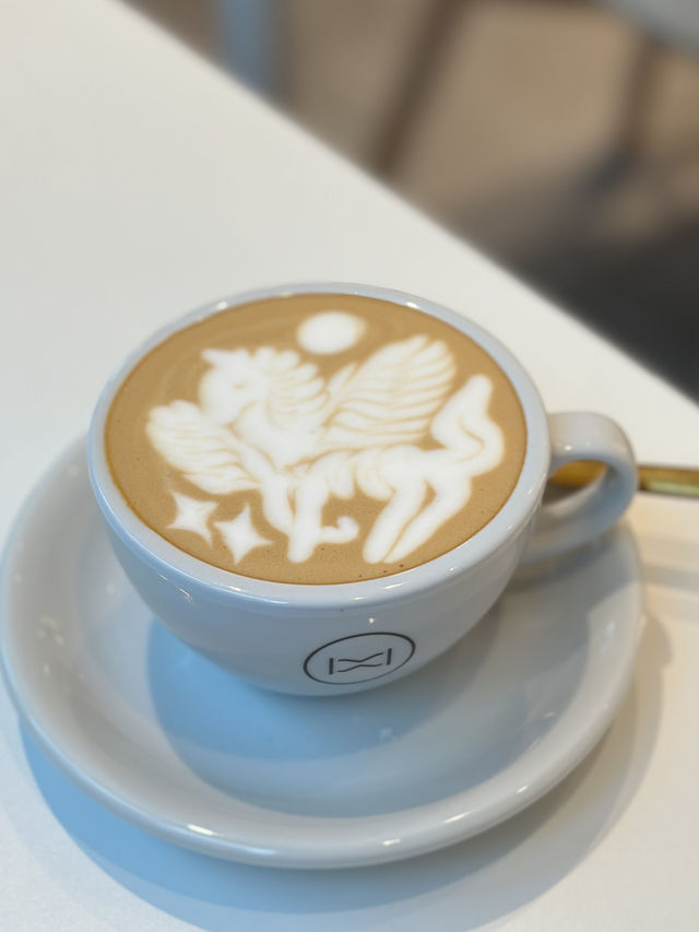 打卡藝術拉花咖啡☕️🤎