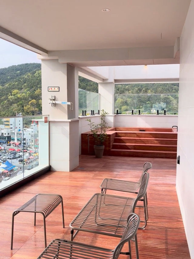 부산 개별 테라스와 자쿠지가 있는 오션뷰 숙소