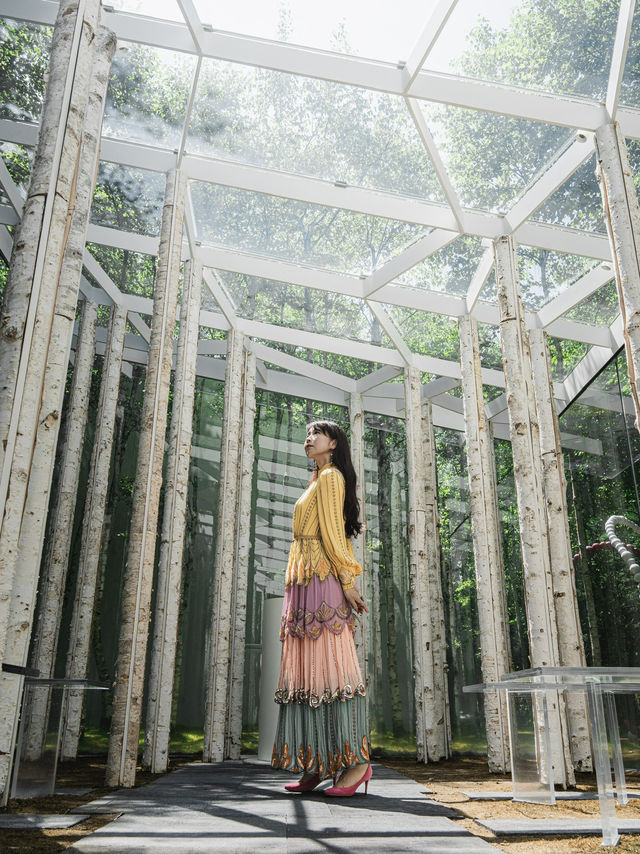 風通る白樺と苔の森のチャペル⛪️✨✨