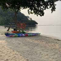 Kayaking at Lampung Marriot Resort 