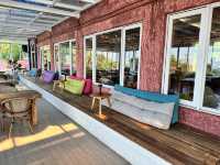 新竹湖口-空ㄟ咖啡 看夜景、夜夕陽的景觀咖啡廳|寵物友善餐廳可帶狗、有廣大的草皮